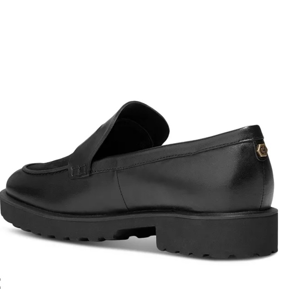 Cole Haan Geneva Black Platform Penny Loafer Size 10 - Picture 2 of 15
